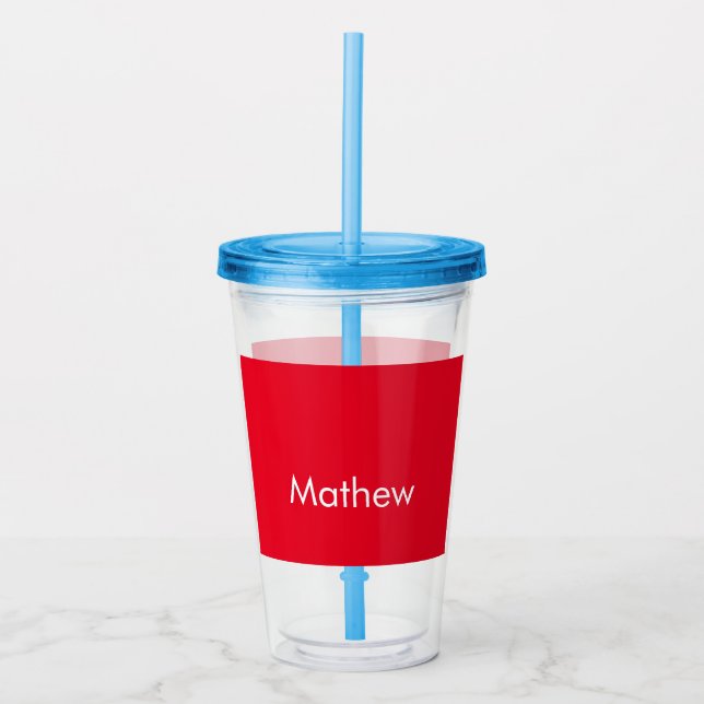 Acrylic Tumbler Acryltrinkbecher (Vorderseite)
