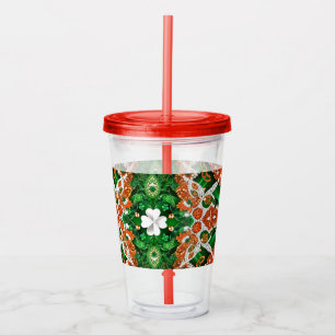 Acrylic Tumbler mit irischer Farbgestaltung Acryltrinkbecher