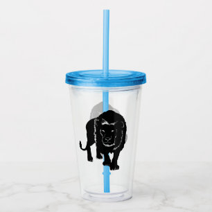Acrylic Tumbler mit Lion Acryltrinkbecher