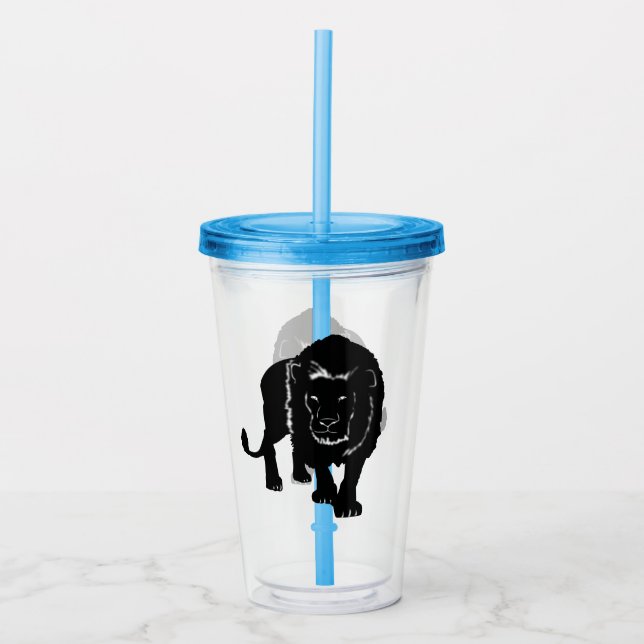 Acrylic Tumbler mit Lion Acryltrinkbecher (Vorderseite)