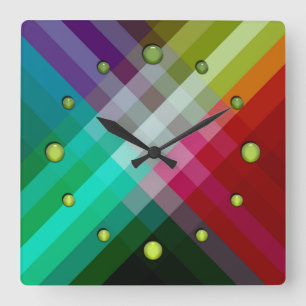 Acrylic Wall Clock Quadratische Wanduhr