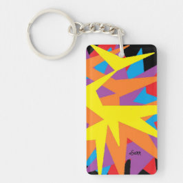 Acrylischer Schlüsselanhänger: Verwirrung Schlüsselanhänger