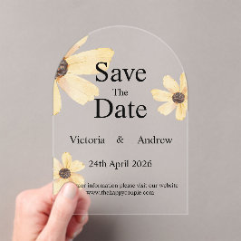 Acrylkarte Save the Date Acryleinladungen