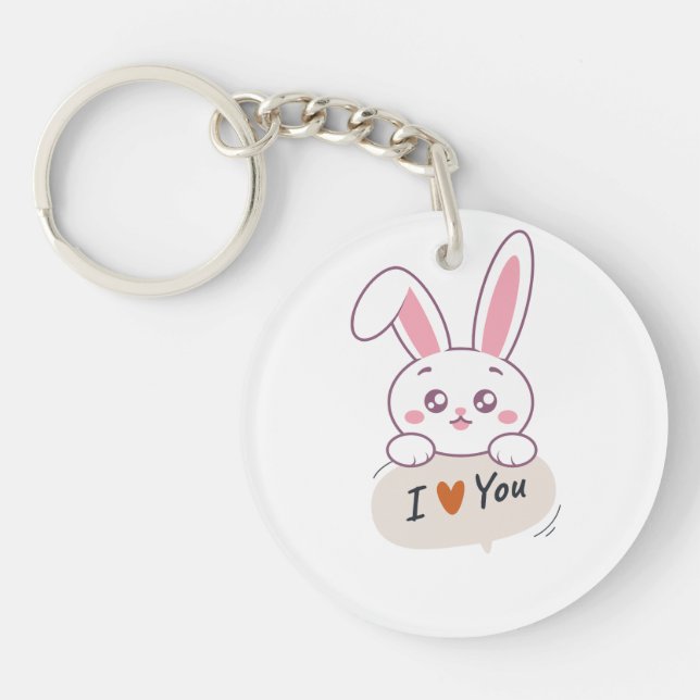 Acrylkette Schlüsselanhänger (Vorderseite)