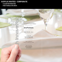 Acrylklare Tech-Innovation Unternehmensveranstaltu
