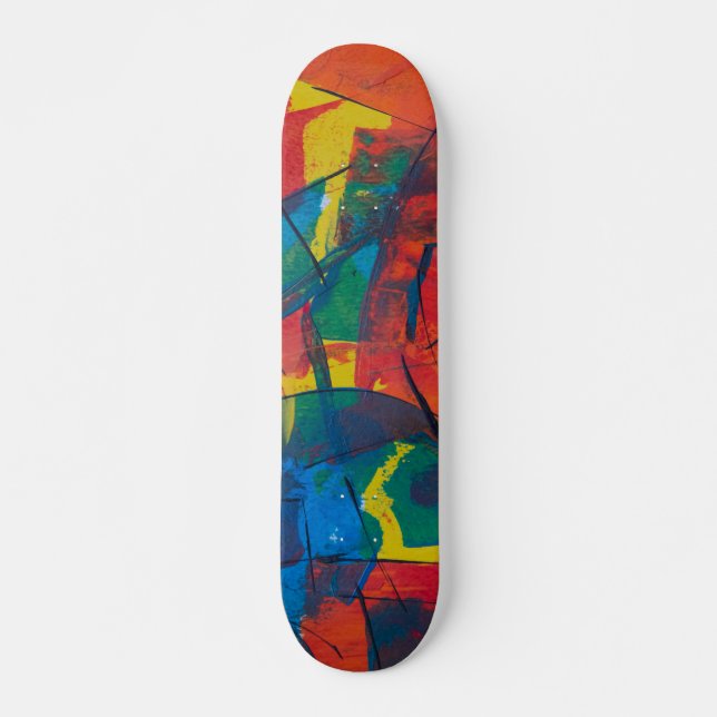 Acrylkunst-Skateboard Skateboard (Vorne)
