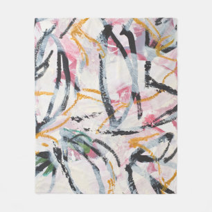 Acrylmaldesign-Element Fleecedecke