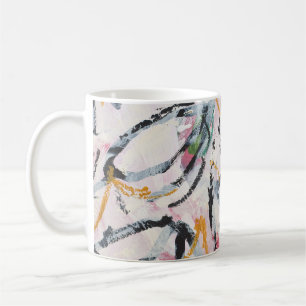 Acrylmaldesign-Element Kaffeetasse
