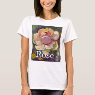 Acrylmalerei, Rose T-Shirt