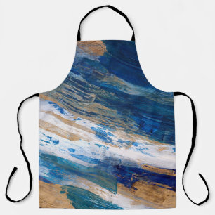 Acrylmalerei. Trendige handgemalte Kunstwerke. Mis Schürze