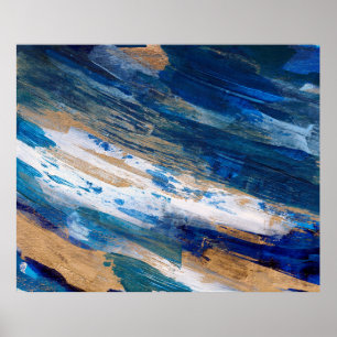 Acrylmalerei. Trendy handgemalte Kunstwerke. Misch Poster