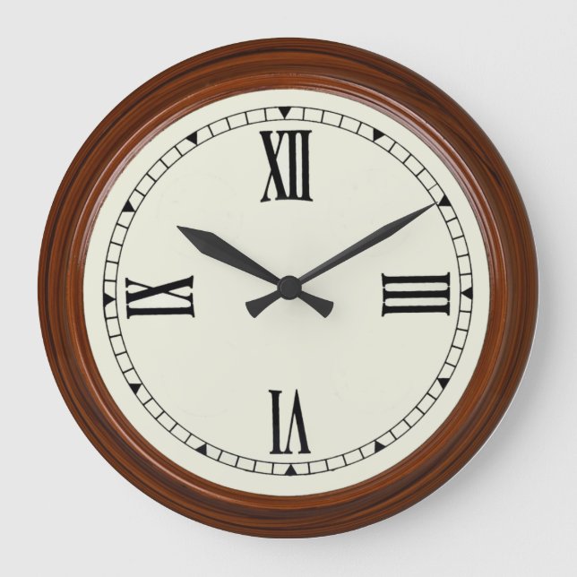 Acrylmauer Große Wanduhr (Vorderseite)