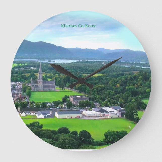 Acrylmauer Große Wanduhr (Vorderseite)
