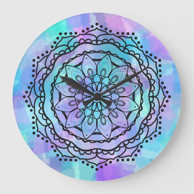 Acrylmauer Große Wanduhr (Vorderseite)