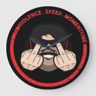 Acrylmauer Große Wanduhr