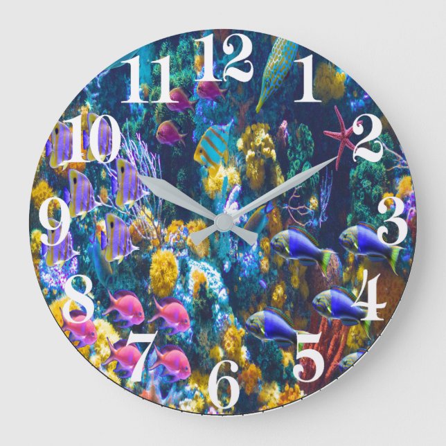 Acrylmauer Große Wanduhr (Vorderseite)