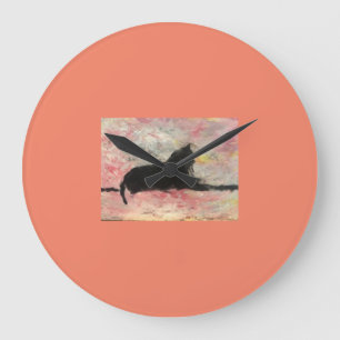 Acrylmauer Große Wanduhr