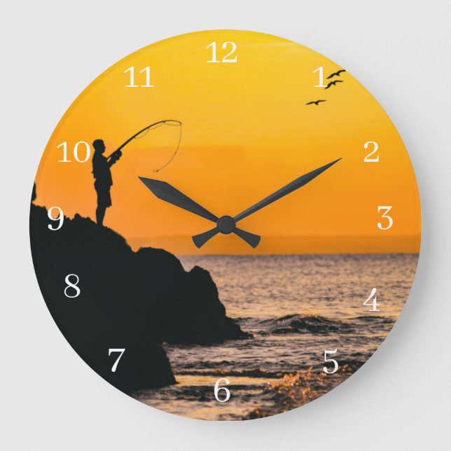 Acrylmauer Große Wanduhr (Vorderseite)