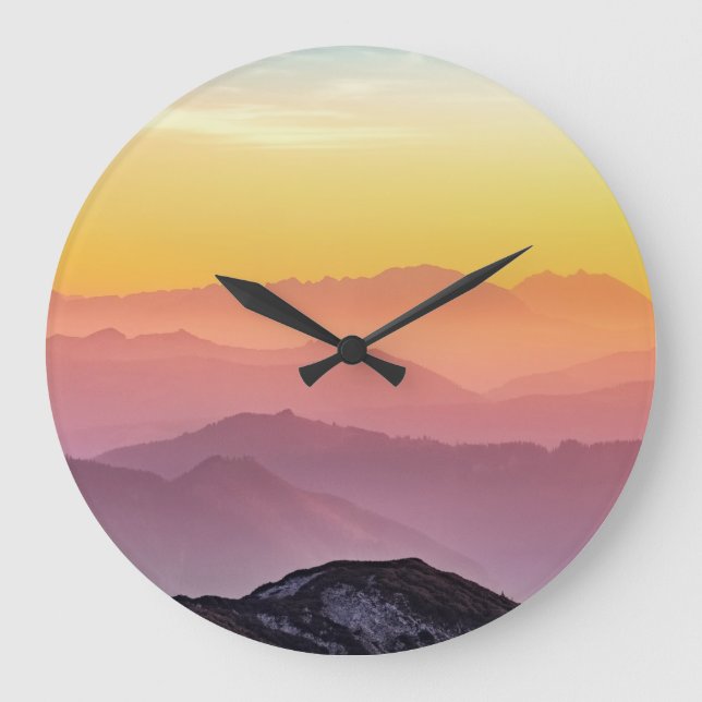 Acrylmauer Große Wanduhr (Vorderseite)