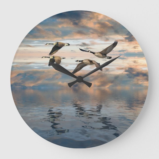 Acrylmauer Große Wanduhr (Vorderseite)