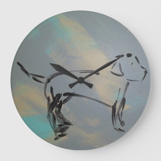 Acrylmauer Große Wanduhr (Vorderseite)