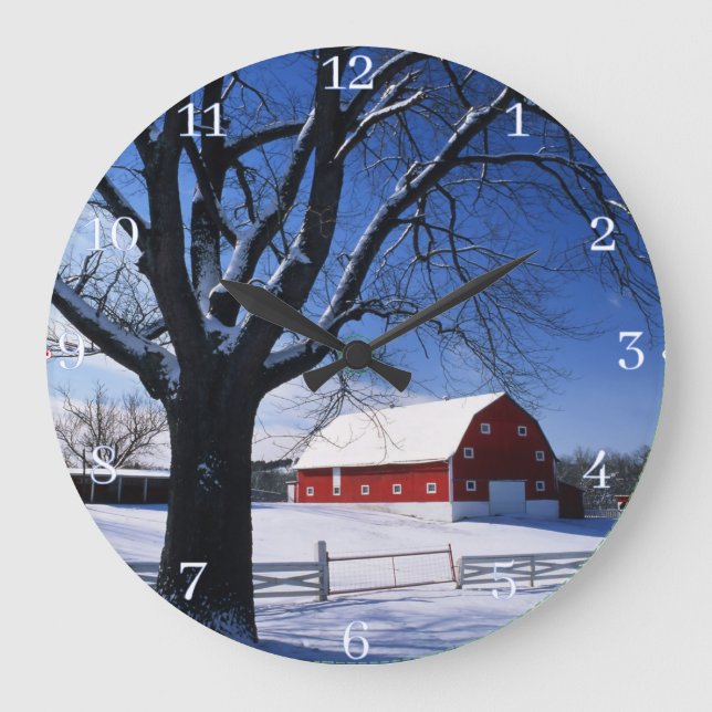 Acrylmauer Große Wanduhr (Vorderseite)
