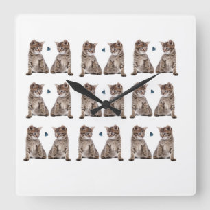 Acrylmauer Quadratische Wanduhr