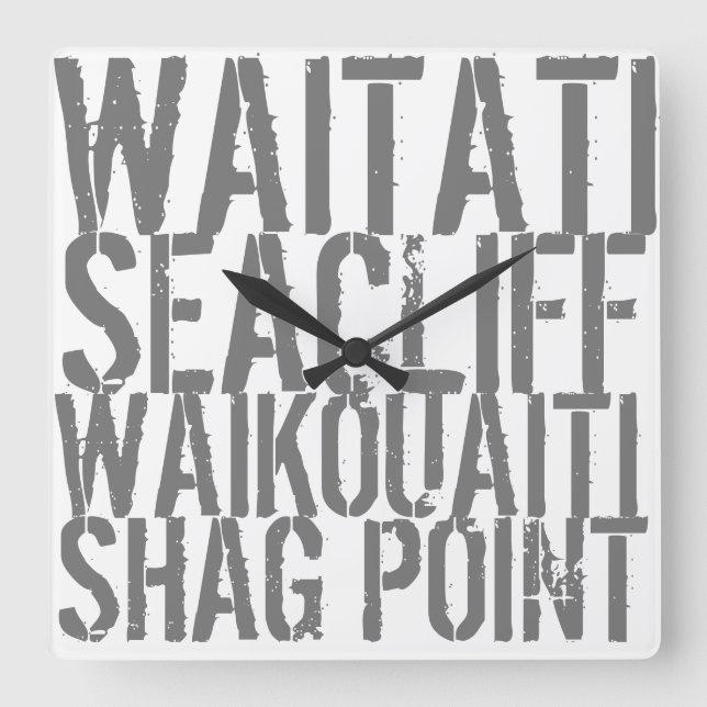 Acrylmauer Quadratische Wanduhr (Vorderseite)