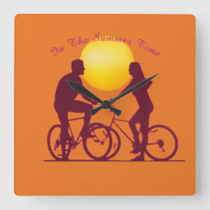 Acrylmauer Quadratische Wanduhr