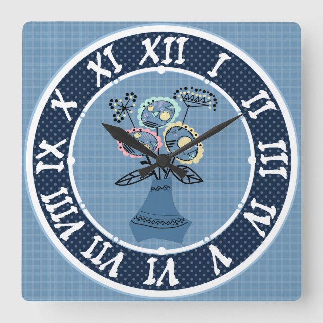 Acrylmauer Quadratische Wanduhr (Vorderseite)