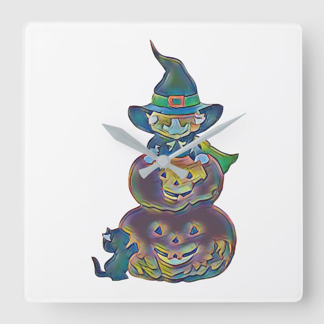 Acrylmauer Quadratische Wanduhr (Vorderseite)