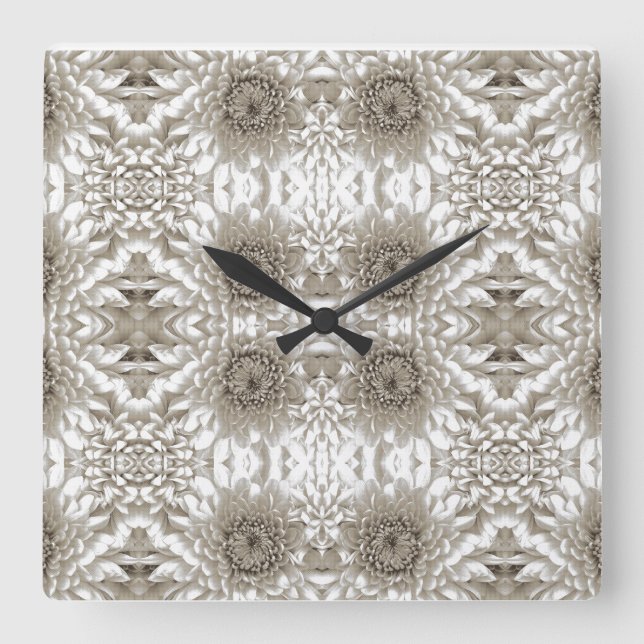 Acrylmauer Quadratische Wanduhr (Vorderseite)