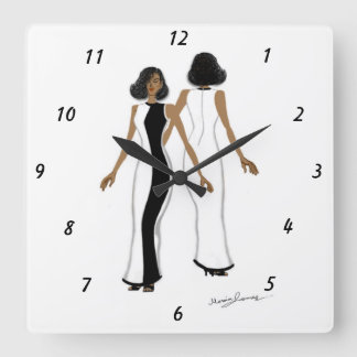 Acrylmauer Quadratische Wanduhr