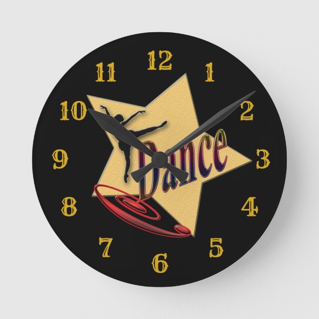 Acrylmauer, rund (mittel) runde wanduhr (Vorderseite)