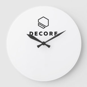 Acrylmauer-Uhrenrunde (groß) Große Wanduhr