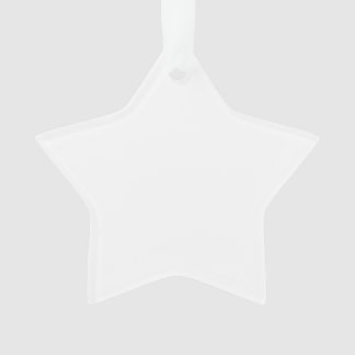Acrylstern-Verzierung Ornament
