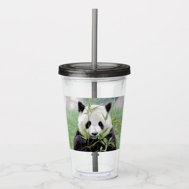 Acryltrinkbecher. Foto Riesenpanda, Panda Geant. Acryltrinkbecher (Vorderseite)