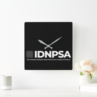 Acrylwand-Uhr, 10,75" quadratisch Quadratische Wanduhr