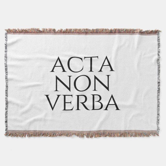 Acta Non Verba Decke (Vorderseite)