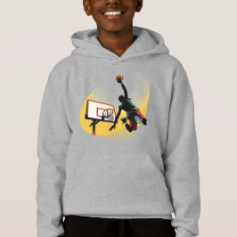 Action Basketball Boy's Hoodie