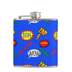 Action Cartoon Super Hero Flask Flachmann