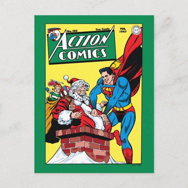 Action-Comic #105 Postkarte (Vorderseite)