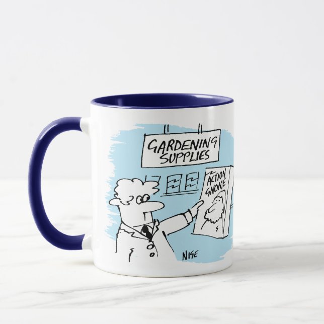 Action Gnome im Gartencenter Tasse (Links)