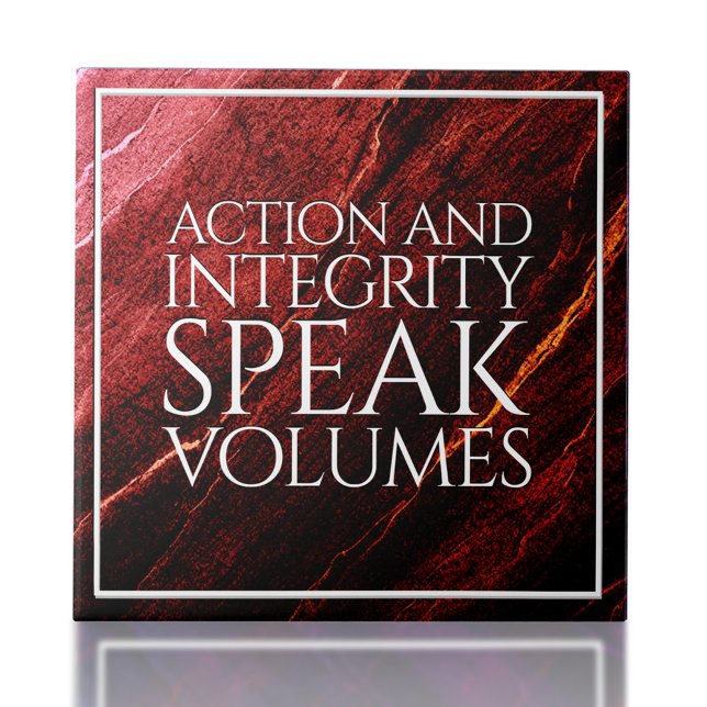 Action & Integrity-Speak-Volumes Fliese (Action & Integrity Speak Volumes Ceramic Tile Cover Photo)