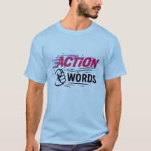 Action Over Words Motivational Fist Graphic