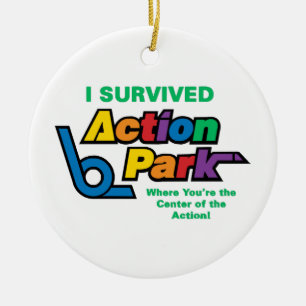 Action Park Survivor Keramik Ornament