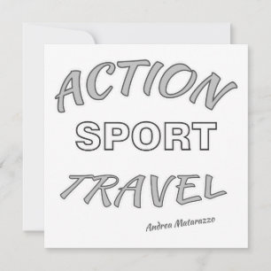 Action Sport Reisen Einladung