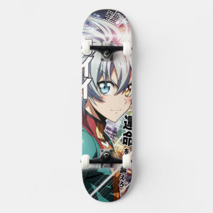 Actiongeladene Szene Skateboard