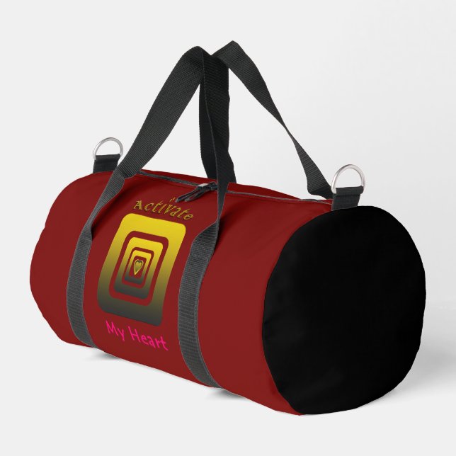 Activate My Heart Duffle Bag (Linke Seite)