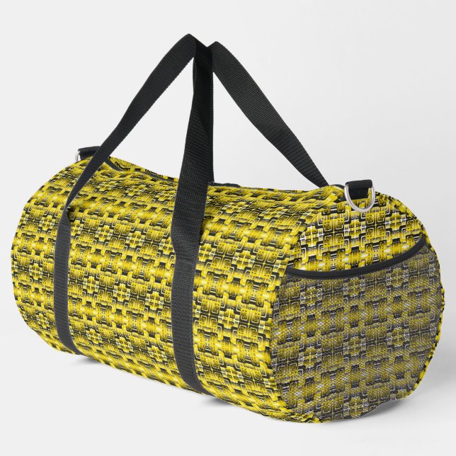 Activate My Heart Pattern Duffle Bag (Rechte Ecke)